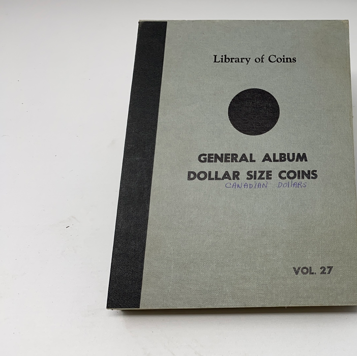 Library of Coins Vol 27 General Dollar Size Coins Album-Used