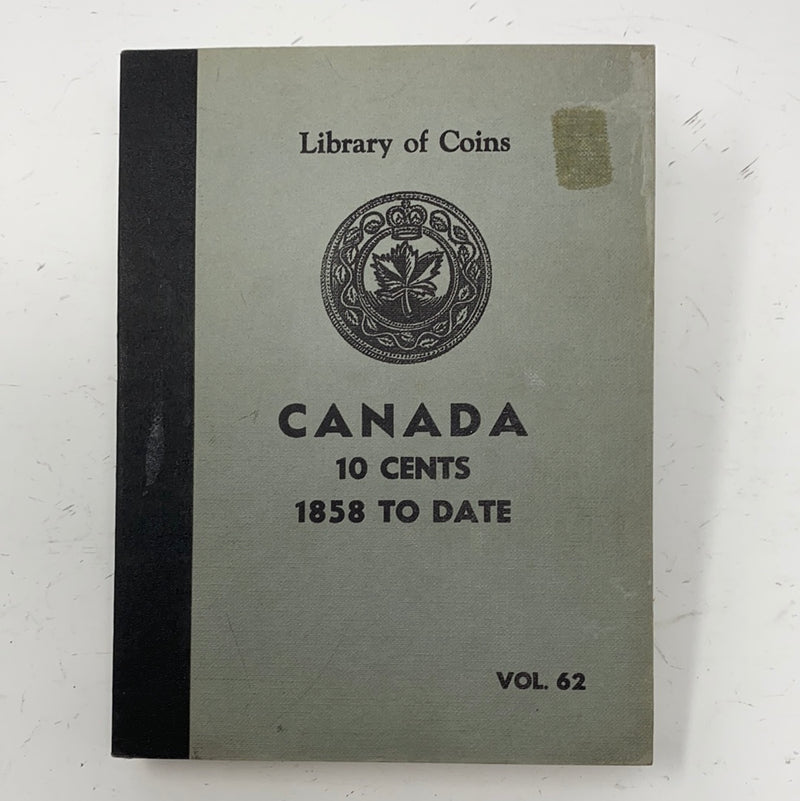 Library of Coins Vol 62 Canada 10 Cents Coin Album-Used
