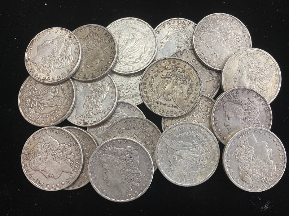 Morgan Dollar Roll - 20 Various Years/Mints Coins - XF or Better