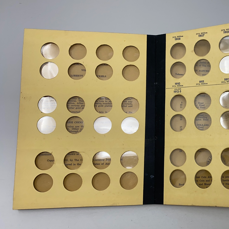 Library of Coins Vol 5 Liberty Head Nickels Coin Album-Used