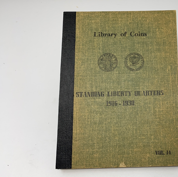 Library of Coins Vol 14 Standing Liberty Quarters Coin Album-Used