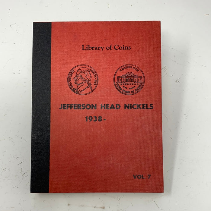 Library of Coins Vol 7 Jefferson Head Nickels Coin Album-Used