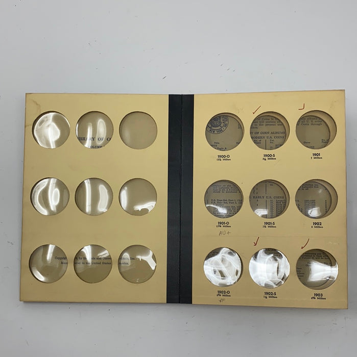 Library of Coins Vol 25 Morgan Silver Dollars Part 3 Coin Album-Used