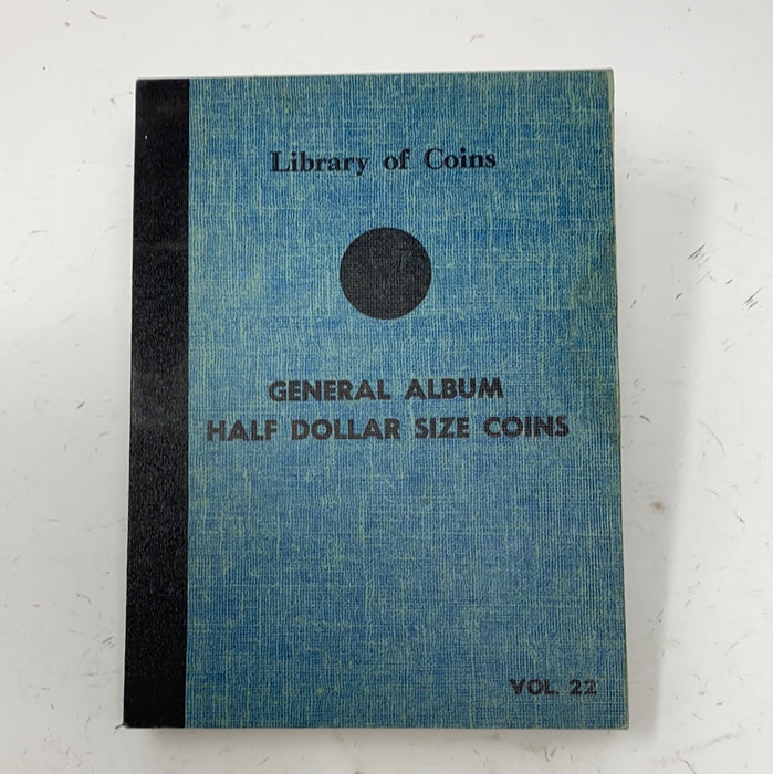 Library of Coins Vol 22 General Half Dollar Coin Album-Used