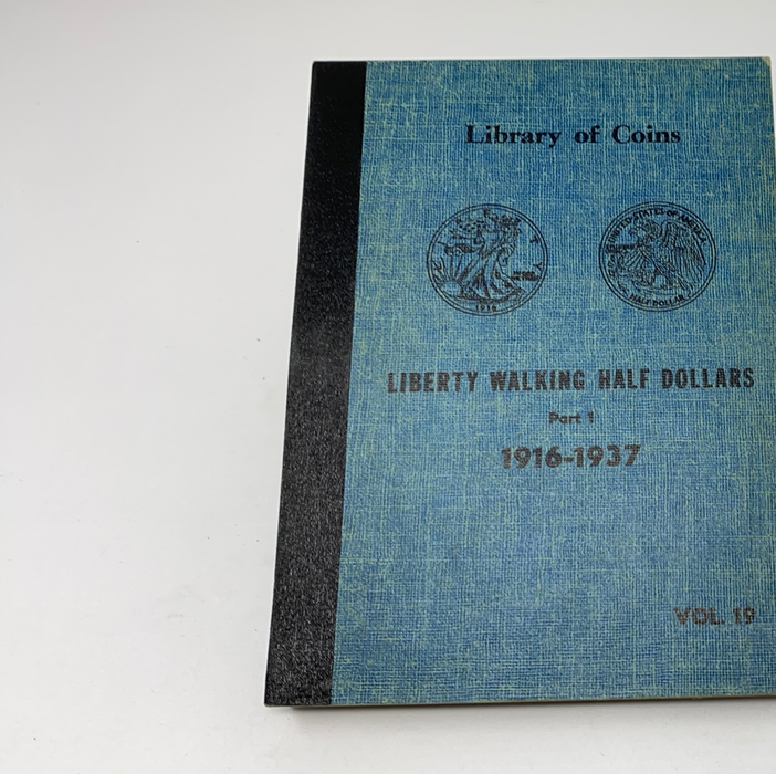 Library of Coins Vol 19 Liberty Walking Half Dollars P1 Coin Album-Used