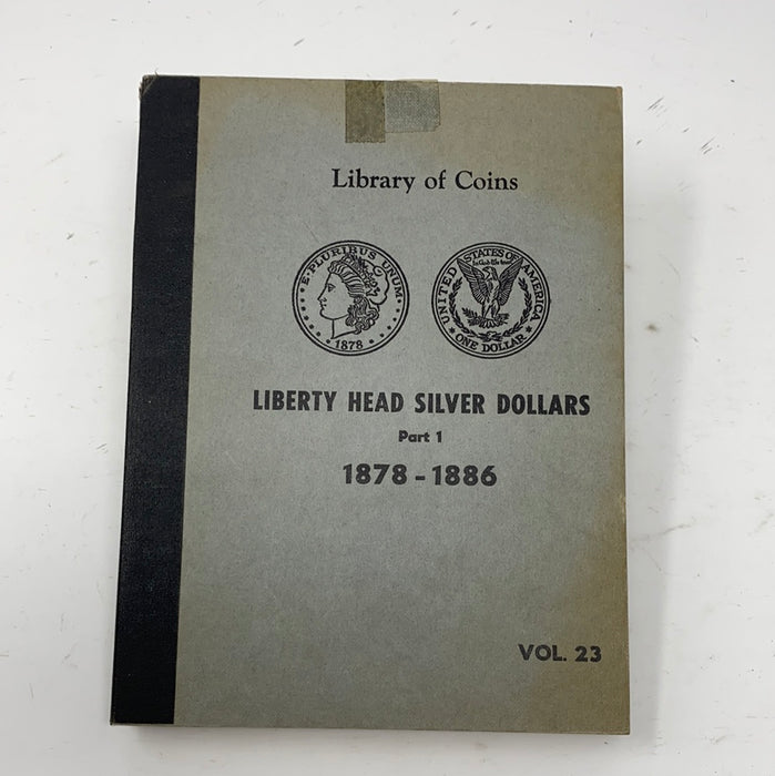 Library of Coins Vol 23 Morgan Silver Dollars Part 1 Coin Album-Used