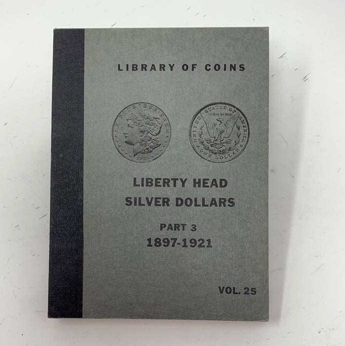 Library of Coins Vol 25 Morgan Silver Dollars Part 3 Coin Album-Used