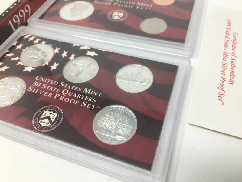 1999 S US Mint Silver Proof Set