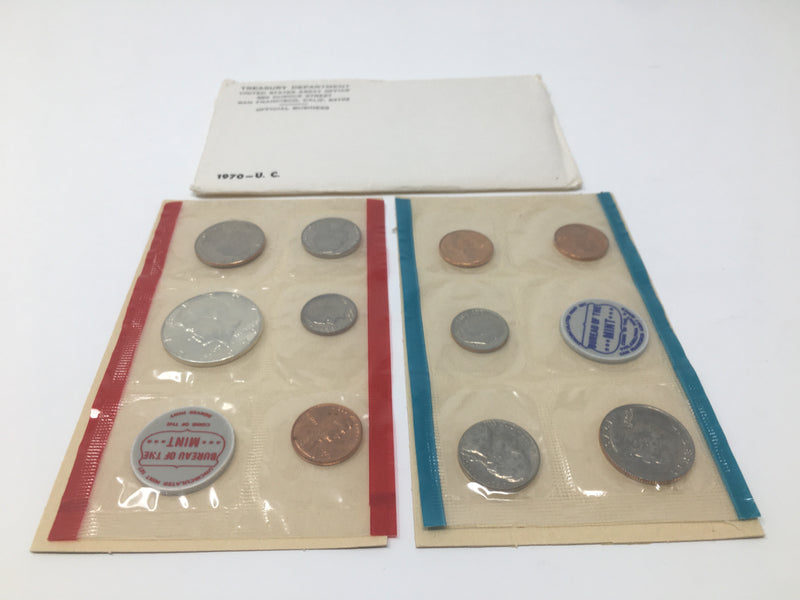 1970 P & D US Mint Uncirculated Coin Set