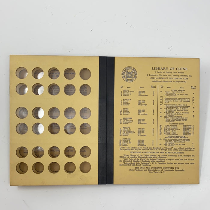 Library of Coins Vol 1 Flying Eagle/Indian Head Coin Album-Used