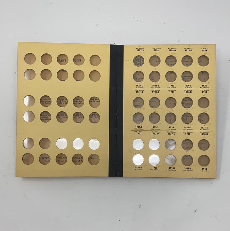 Library of Coins Vol 10 Mercury Head Dimes Coin Album-Used