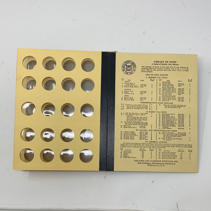 Library of Coins Vol 15 Washington Quarters Coin Album-Used