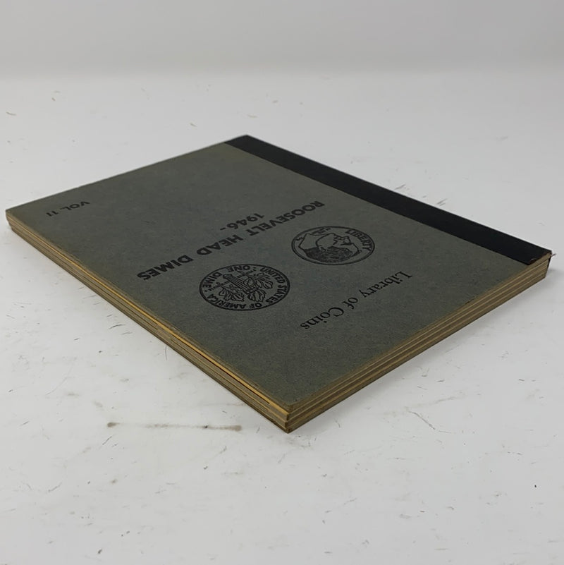 Library of Coins Vol 11 Roosevelt Head Dimes Coin Album-Used