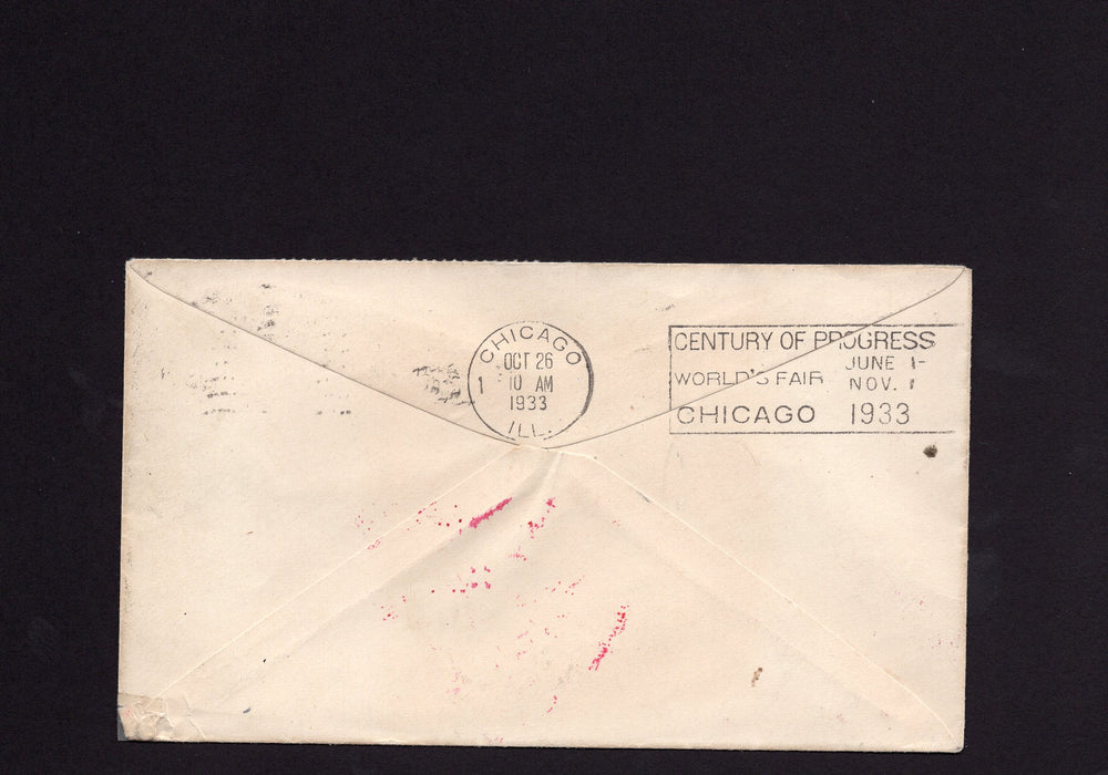 (3) Scott C18 Stamps F/VF & (1) 3¢ Olgethorpe on Cover US Stamp