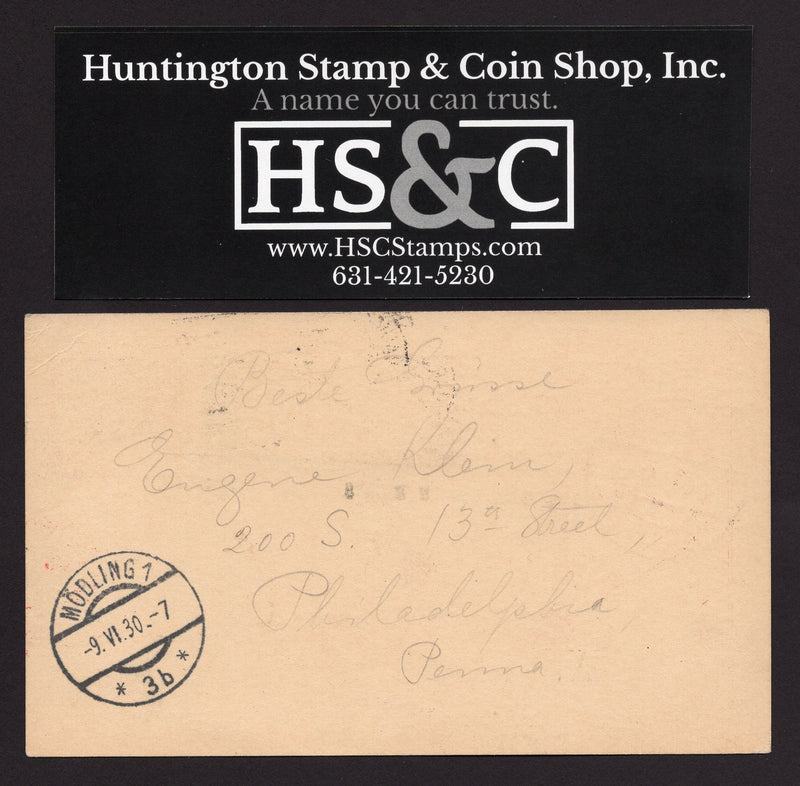 #C13 Stamp on 3 Cent Post Card Vf/Xf US Stamp