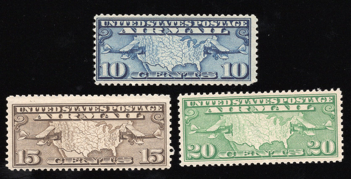 #C7-C9 Stamps OG Fresh Color US Stamp