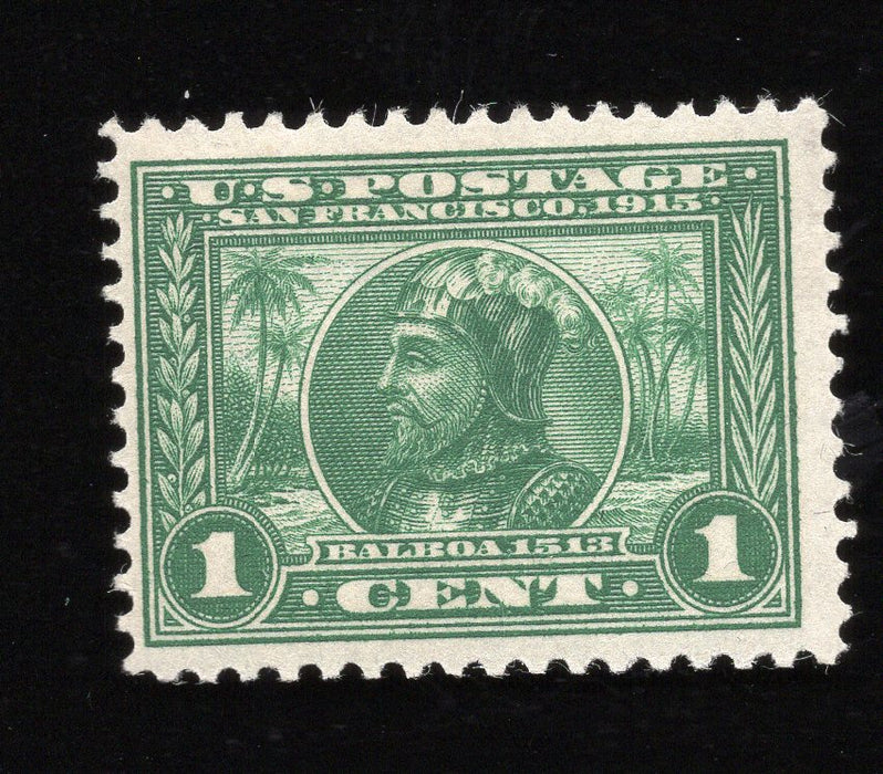 #397 Stamp F MNH Fresh Rich Color - One Cent Panama Pacific Issue US Stamp