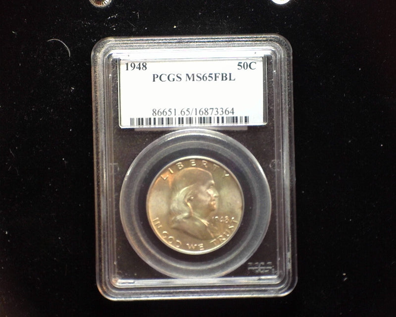 1948 Franklin Half Dollar PCGS MS65 Full Bell Lines - US Coin