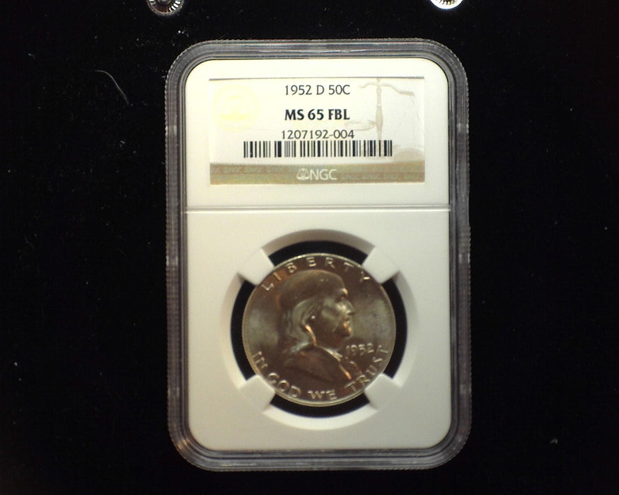 1952 D Franklin Half Dollar NGC MS65 Full Bell Lines - US Coin