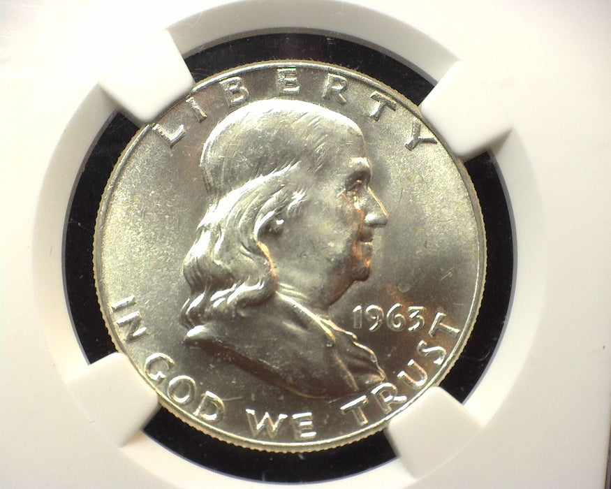 1963 D Franklin Half Dollar NGC MS65 Full Bell Lines - US Coin