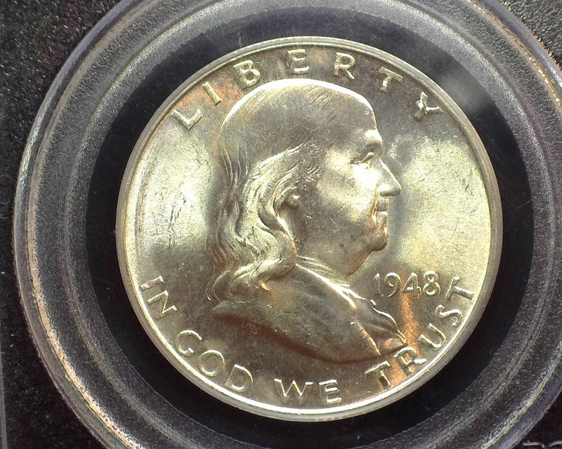 1948 Franklin Half Dollar PCGS MS64 Full Bell Lines - US Coin