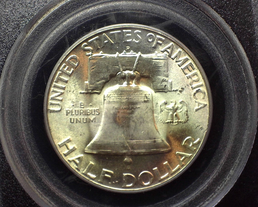 1948 D Franklin Half Dollar PCGS MS64 Full Bell Lines Omaha Bank Hoard - US Coin