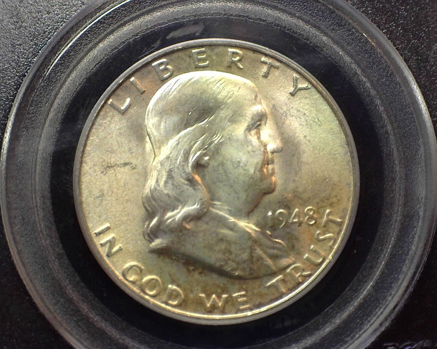 1948 D Franklin Half Dollar PCGS MS65 Full Bell Lines - US Coin