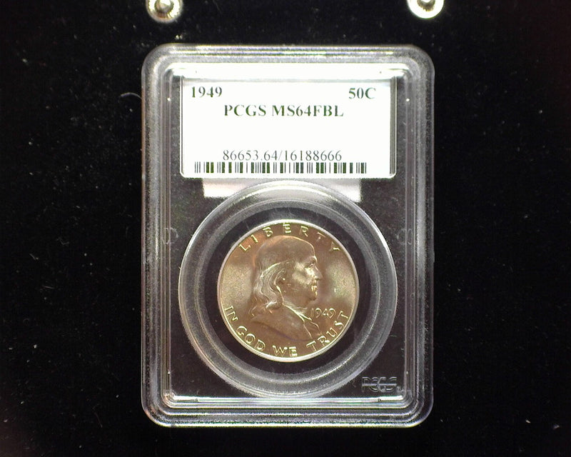 1949 Franklin Half Dollar PCGS MS64 Full Bell Lines - US Coin