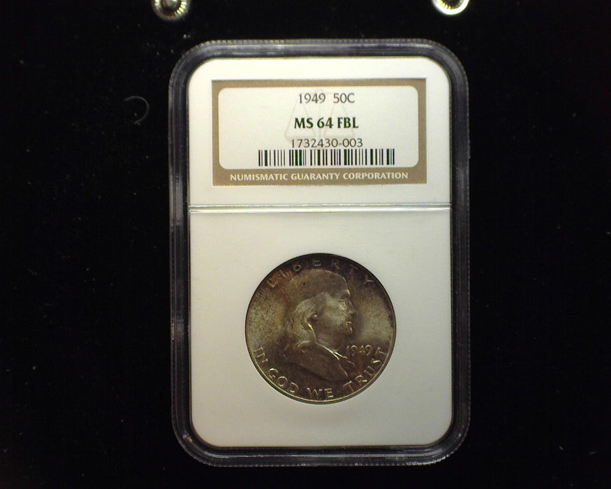 1949 Franklin Half Dollar NGC MS64 Full Bell Lines - US Coin