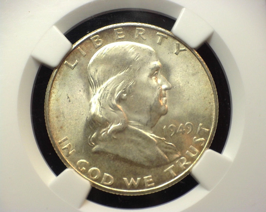 1949 S Franklin Half Dollar NGC MS64 Full Bell Lines - US Coin