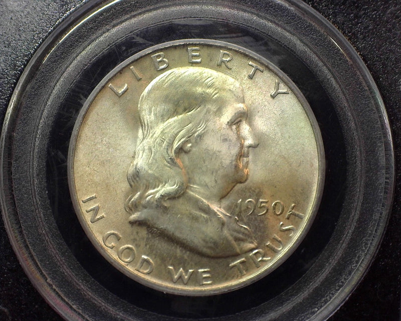 1950 D Franklin Half Dollar PCGS MS64 Full Bell Lines - US Coin