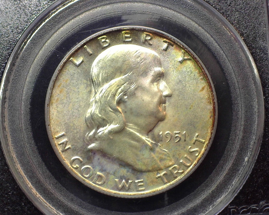 1951 D Franklin Half Dollar PCGS MS64 Full Bell Lines - US Coin