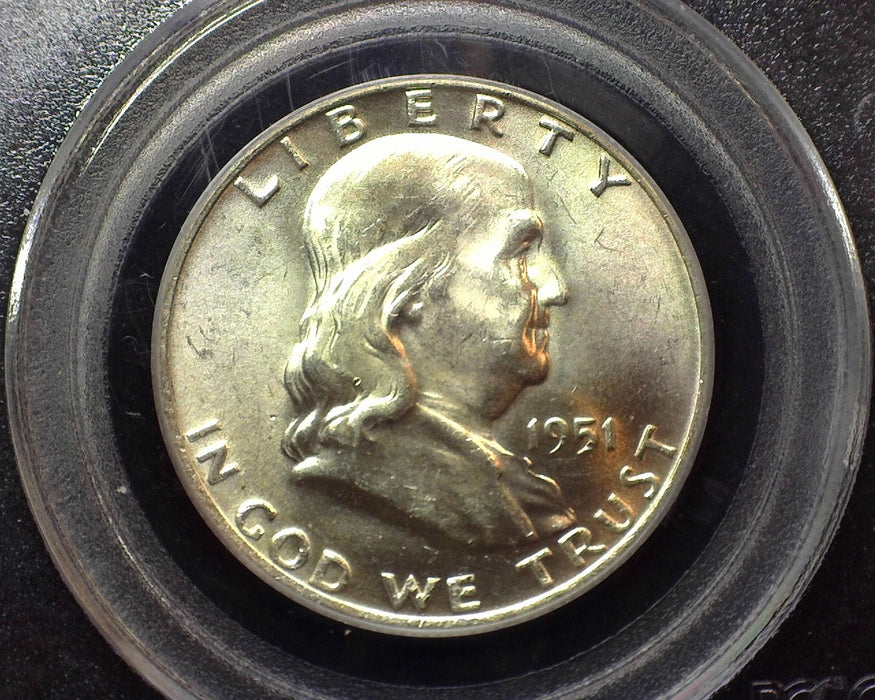 1951 D Franklin Half Dollar PCGS MS64 Full Bell Lines - US Coin