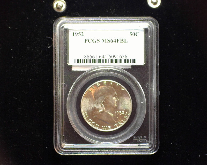 1952 Franklin Half Dollar PCGS MS64 Full Bell Lines - US Coin