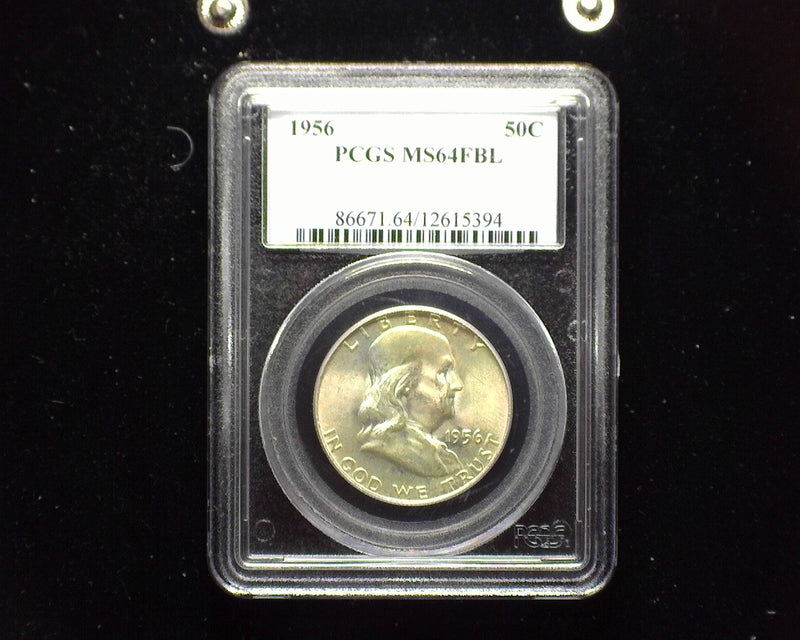1956 Franklin Half Dollar PCGS MS64 Full Bell Lines - US Coin