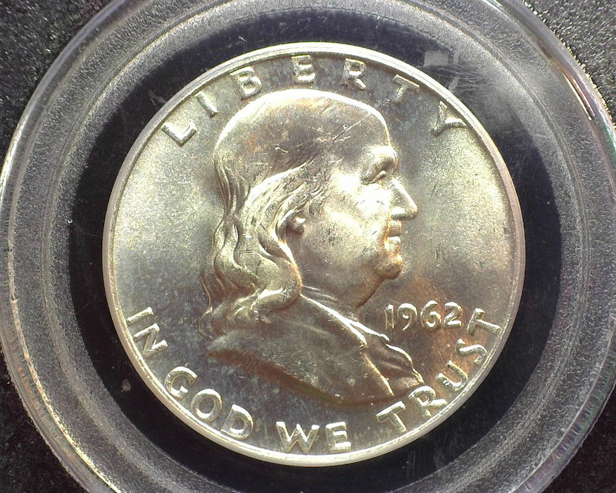 1962 D Franklin Half Dollar PCGS MS64 Full Bell Lines - US Coin