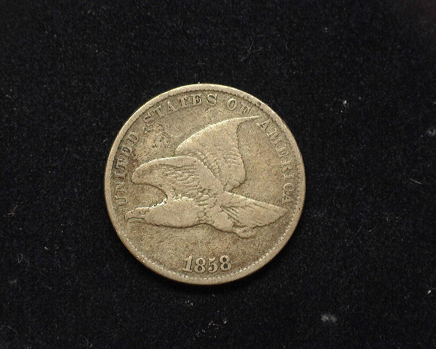 1858 Flying Eagle Penny/Cent F Small letters