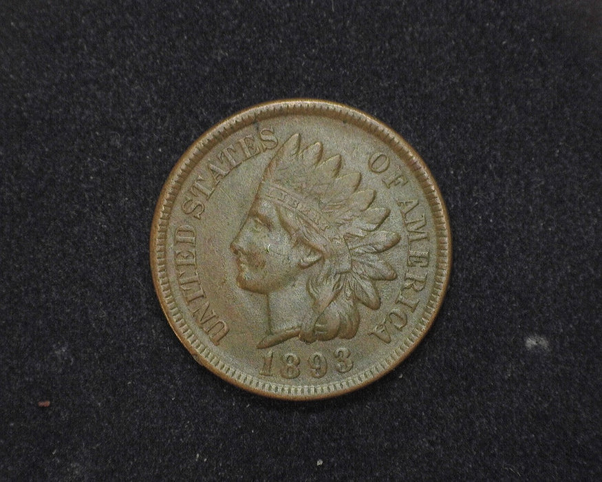 1893 Indian Head Penny/Cent VF - US Coin