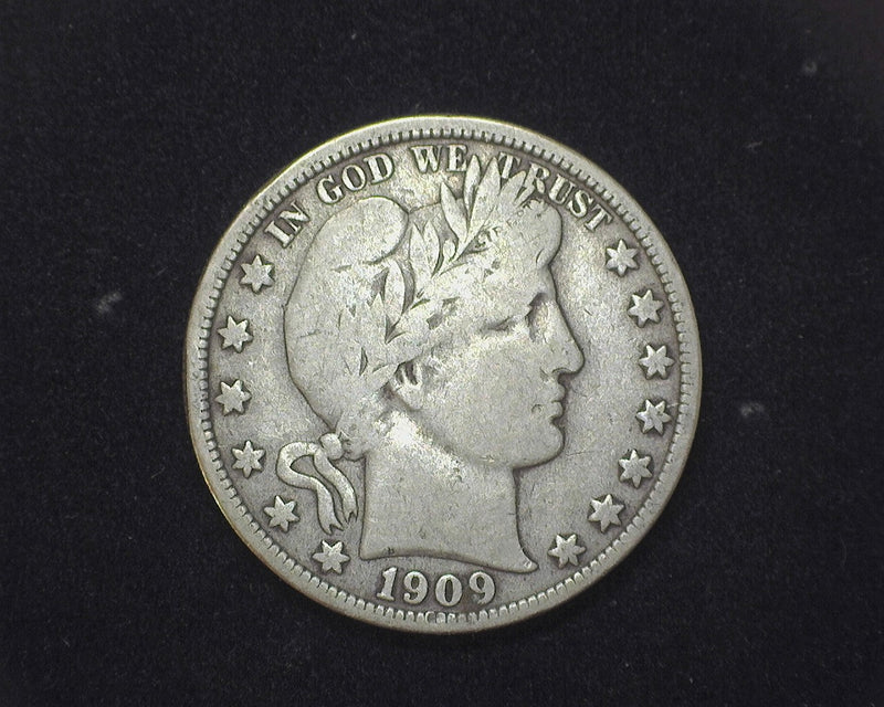 1909 Barber Half Dollar F - US Coin