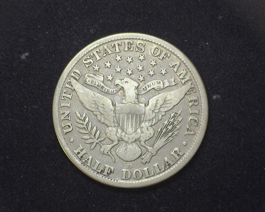 1915 D Barber Half Dollar F - US Coin