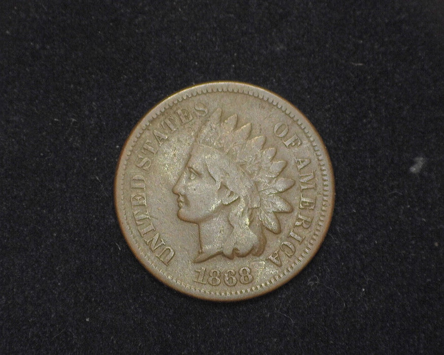 1868 Indian Head Penny/Cent VG - US Coin