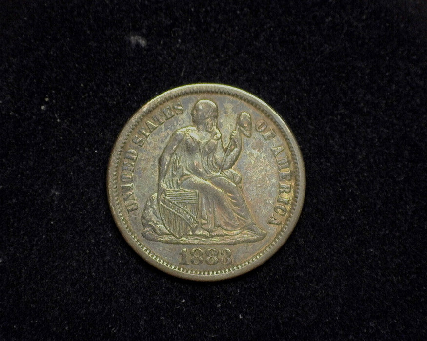1883 Liberty Seated Dime XF - US Coin