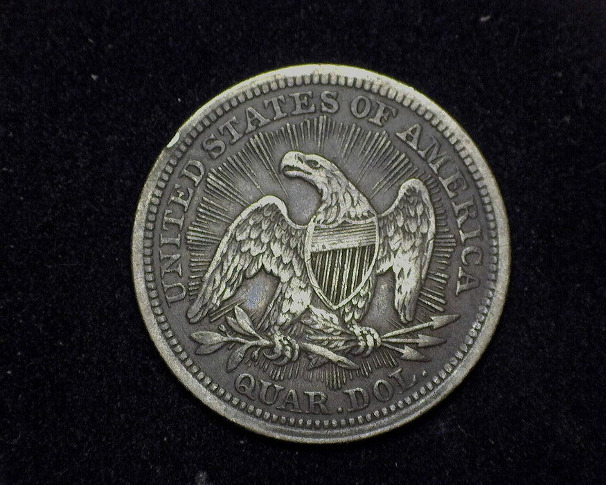 1853 Liberty Seated Quarter VF+ Arrows and Rays - US Coin