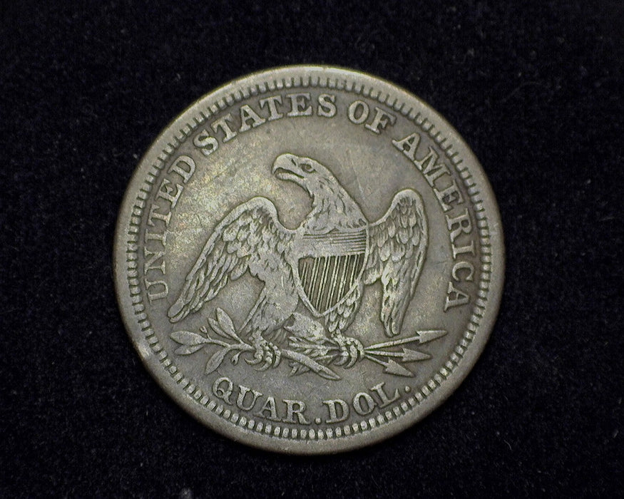 1854 Liberty Seated Quarter VF Arrows - US Coin