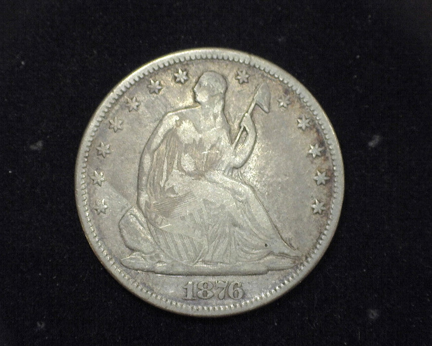 1876 Liberty Seated Half Dollar VG - US Coin