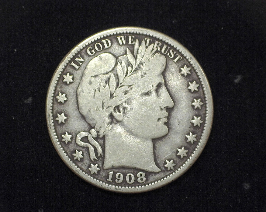 1908 O Barber Half Dollar F - US Coin