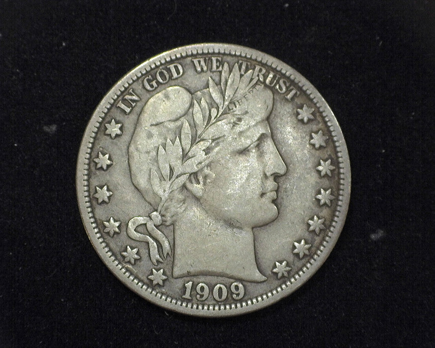 1909 Barber Half Dollar VF - US Coin