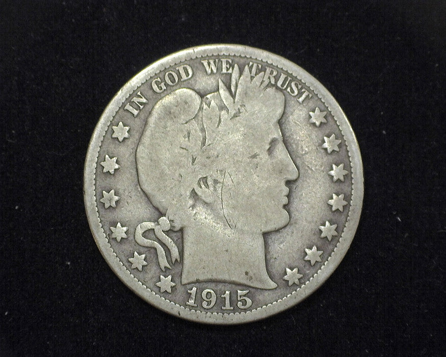 1915 Barber Half Dollar VG - US Coin