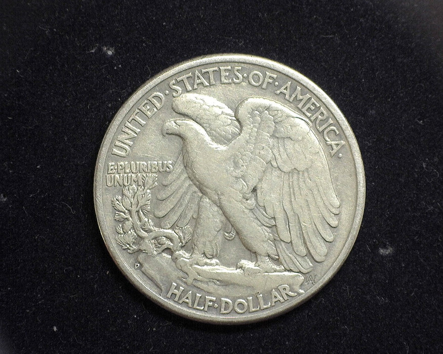 1938 D Walking Liberty Half Dollar VF - US Coin