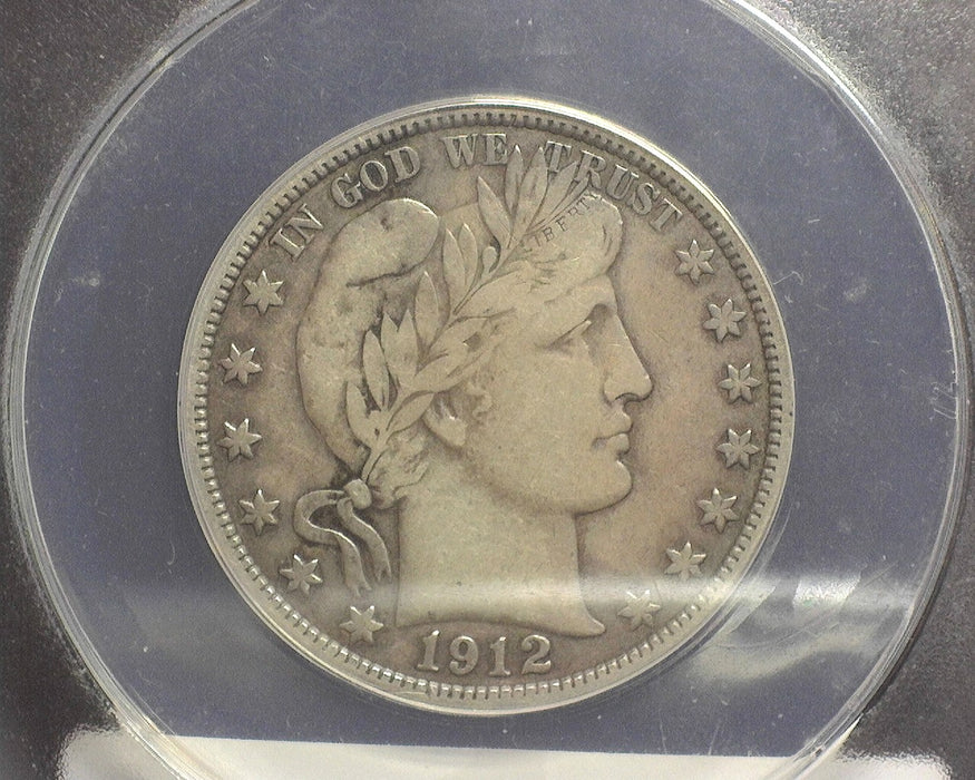 1912 D Barber Half Dollar F 15 - US Coin